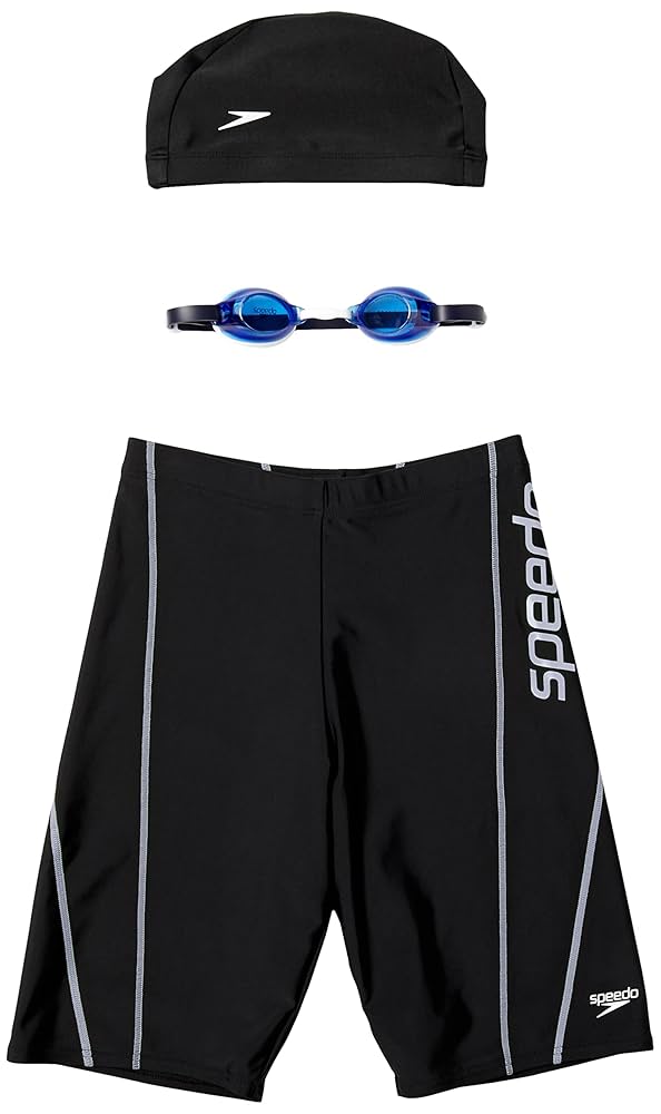 Speedo スポーツ用水着 セット Amazon | [スピード] フィットネス水着 メンズ キャップと